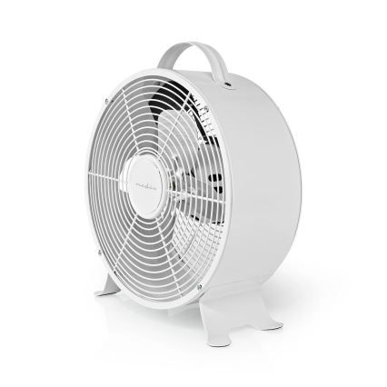 Tischventilator  RETRO 20W/230V white ø25 cm