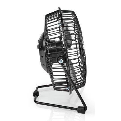 Tischventilator 3W/USB 15 cm schwarz