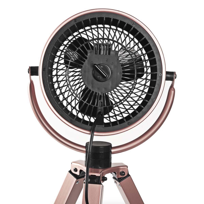 Ventilator auf Stativ 45W/230V rosegold