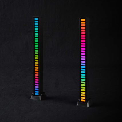 SET 2 x Wiederaufladbare LED-RGB-Tischleuchte LED/250 mAh