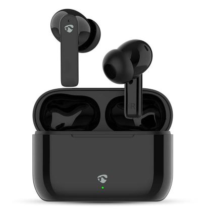 Kabellose Kopfhörer mit ENC, 450 mAh + 2x 40 mAh, IPX4, schwarz