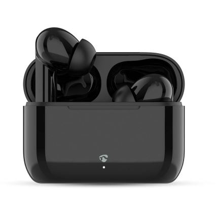Kabellose Kopfhörer mit ENC, 450 mAh + 2x 40 mAh, IPX4, schwarz
