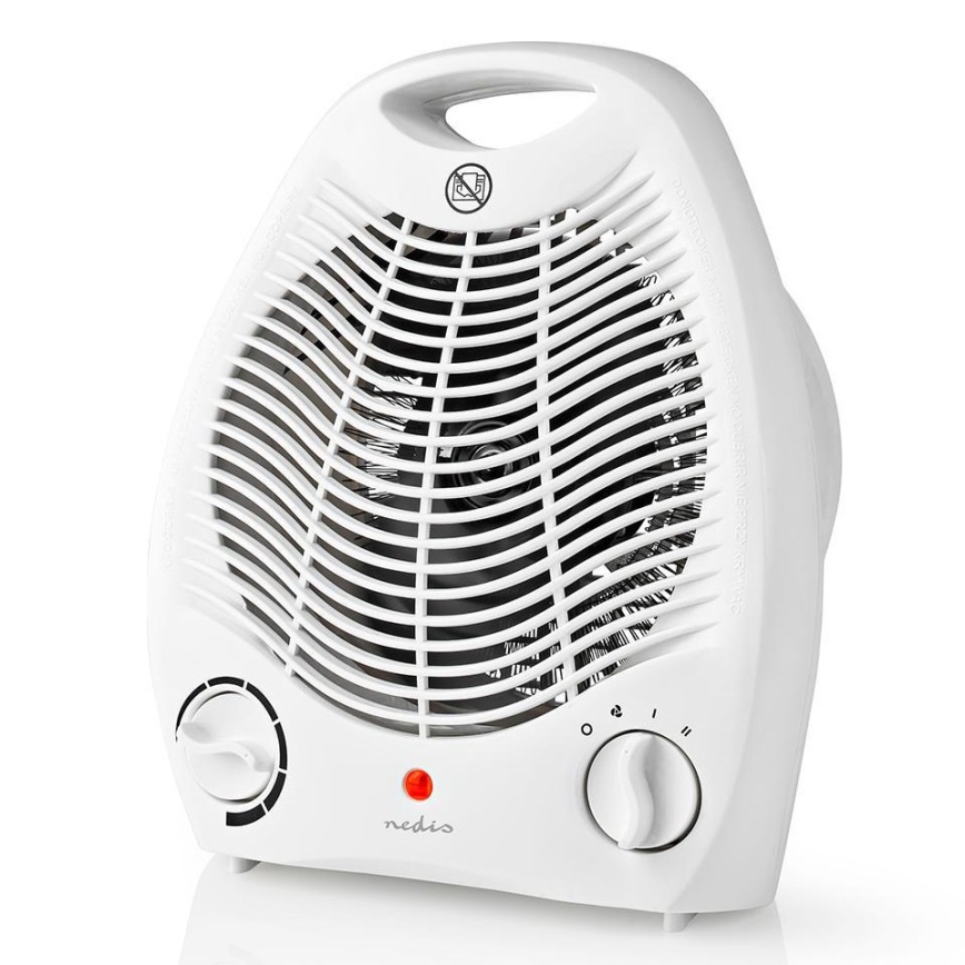 Nedis HTFA13CWT − Tischventilator mit Heizfunktion 2000W/230V