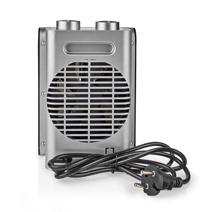 Ventilator mit Keramik-Heizelement 1000/1500W/230V silbern