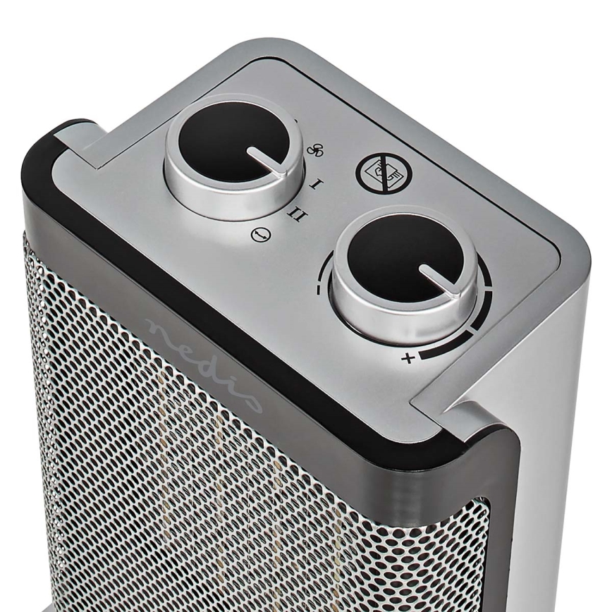 Ventilator mit Keramik-Heizelement 1000/1500W/230V silber