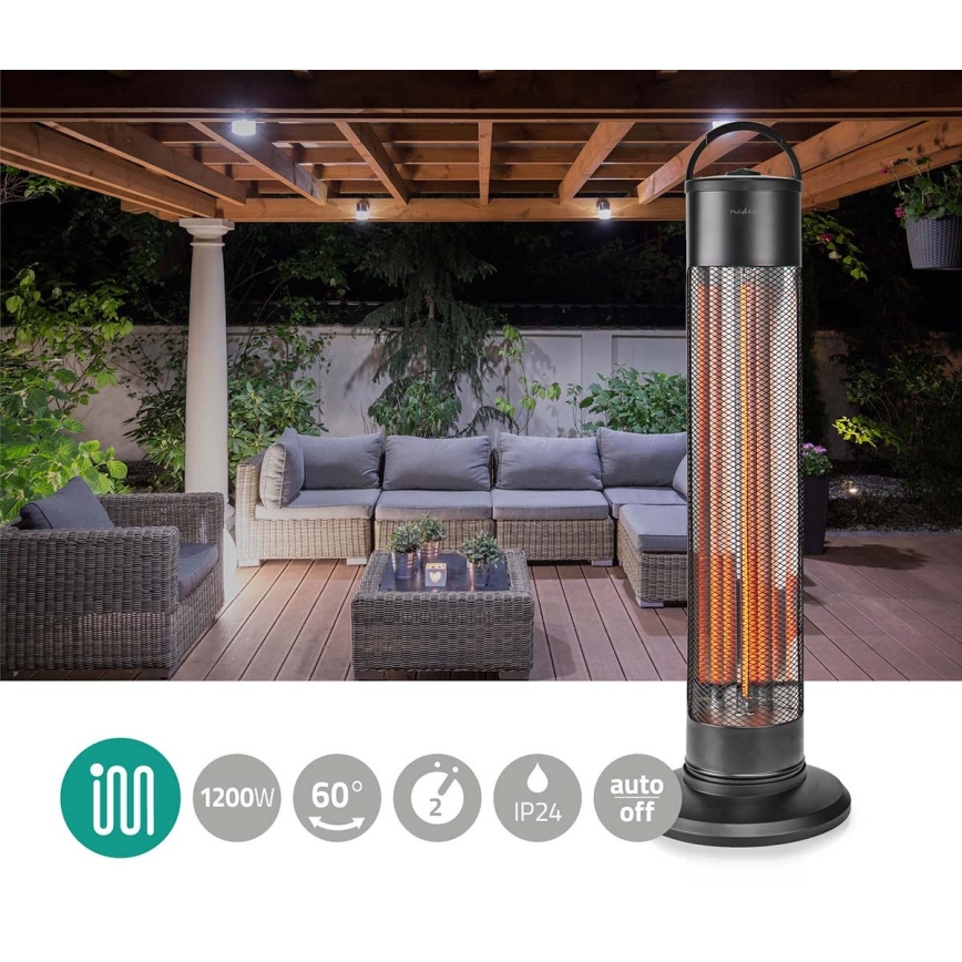 Außenheizung 600-1200W/230V IP24
