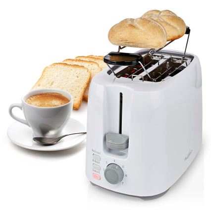 Toaster mit zwei Öffnungen und Erwärmung 750W/230V weiß