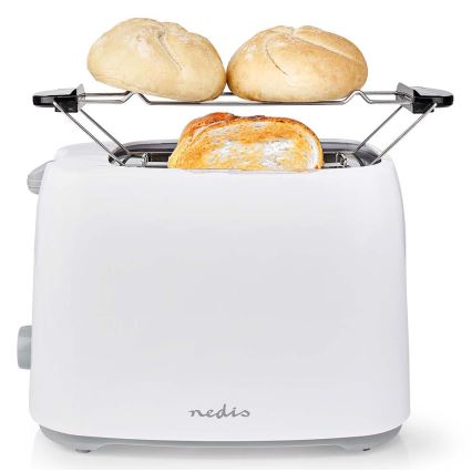 Toaster mit zwei Öffnungen und Erwärmung 750W/230V weiß