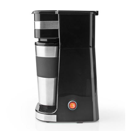 Kaffeemaschine für eine Tasse (0,4 l) mit Reisebecher