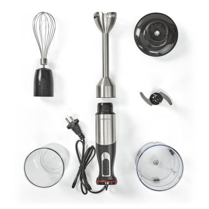 Handmixer 4in1 800W/230V Edelstahl