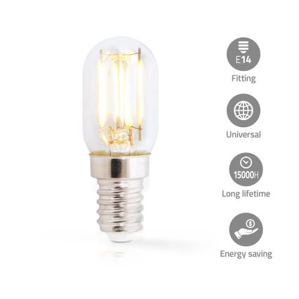 LED-Kühlschranklampe T22 E14/1,5W/230V 1800K