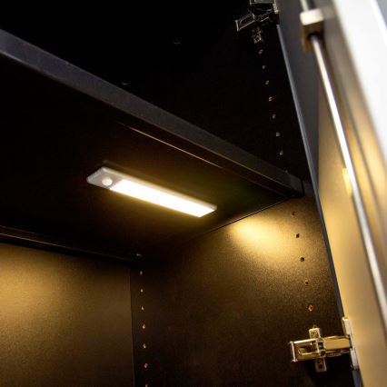 LED wiederaufladbare magnetische Schrankbeleuchtung mit Bewegungssensor LED/1W/1100 mAh 3000K