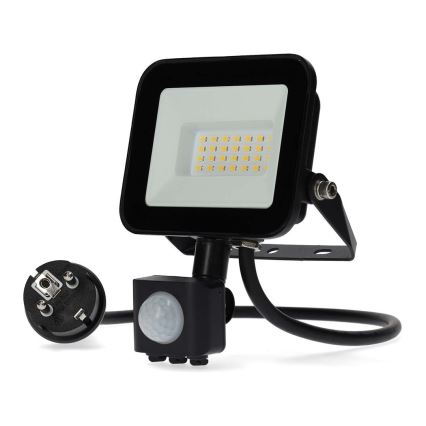 LED-Strahler mit Sensor LED/20W/230V 4000K IP44
