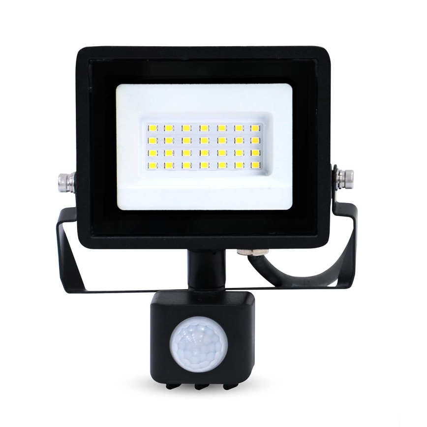 LED-Strahler mit Bewegungs- und Dämmerungssensor für Steckdose LED/20W/230V IP44