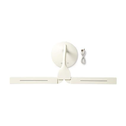 Dimmbare LED-Tischlampe LED/6W/5V 2200 mAh weiß