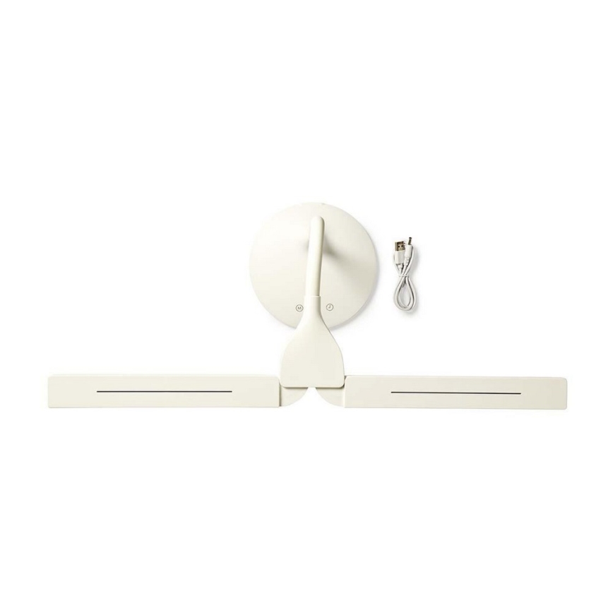 Dimmbare LED-Tischlampe LED/6W/5V 2200 mAh weiß