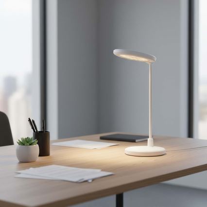LED-dimmbare, wiederaufladbare Touch-Lampe mit Spiegel LED/6W/1200 mAh 3000/4000/5700K CRI 90 weiß