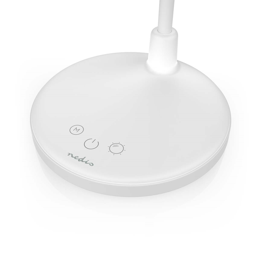 LED-dimmbare, wiederaufladbare Touch-Lampe mit Spiegel LED/6W/1200 mAh 3000/4000/5700K CRI 90 weiß