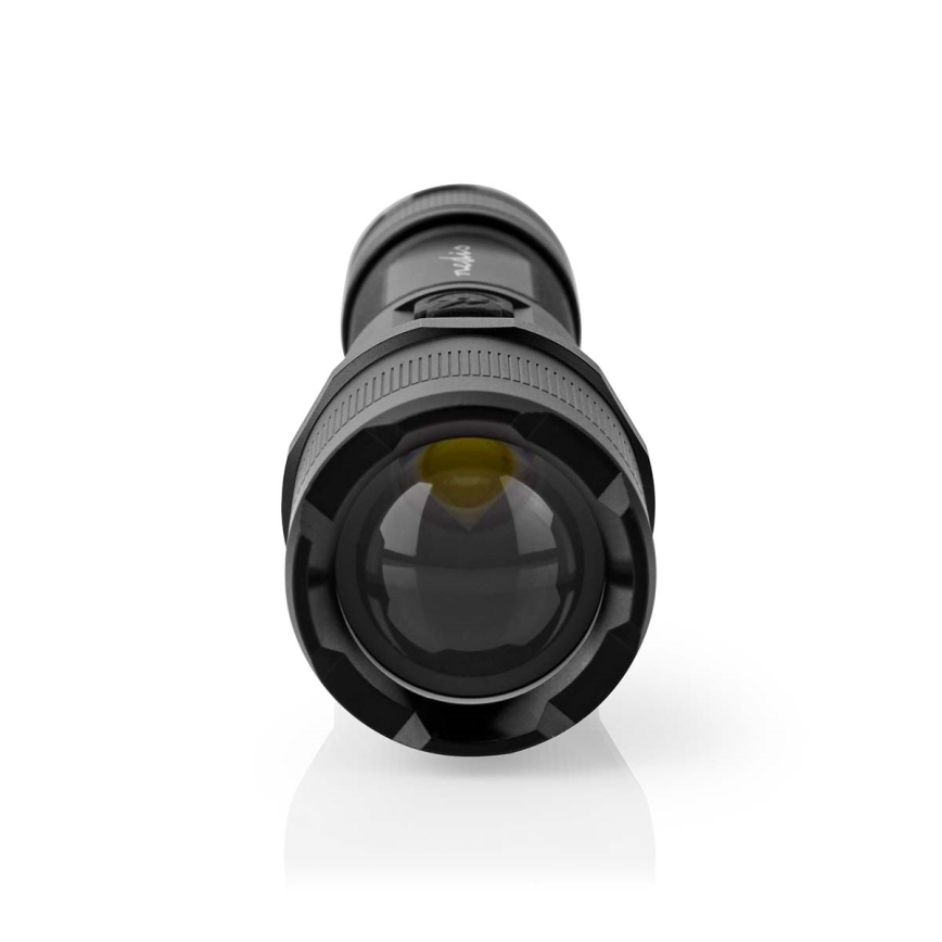 Dimmbare wiederaufladbare Aluminium-LED-Taschenlampe LED/10W/5V 2200 mAh IPX4 schwarz