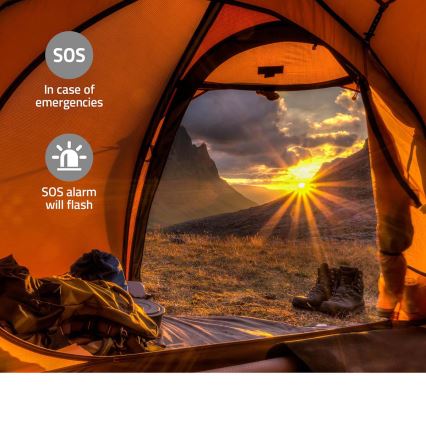 DAB+/FM-Kurbelradio mit Solarpanel und LED-Taschenlampe, 5 V/2500 mAh, grün/schwarz