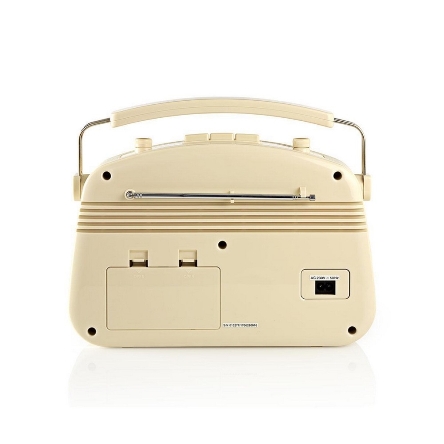 FM Radio 4,5W/230V beige