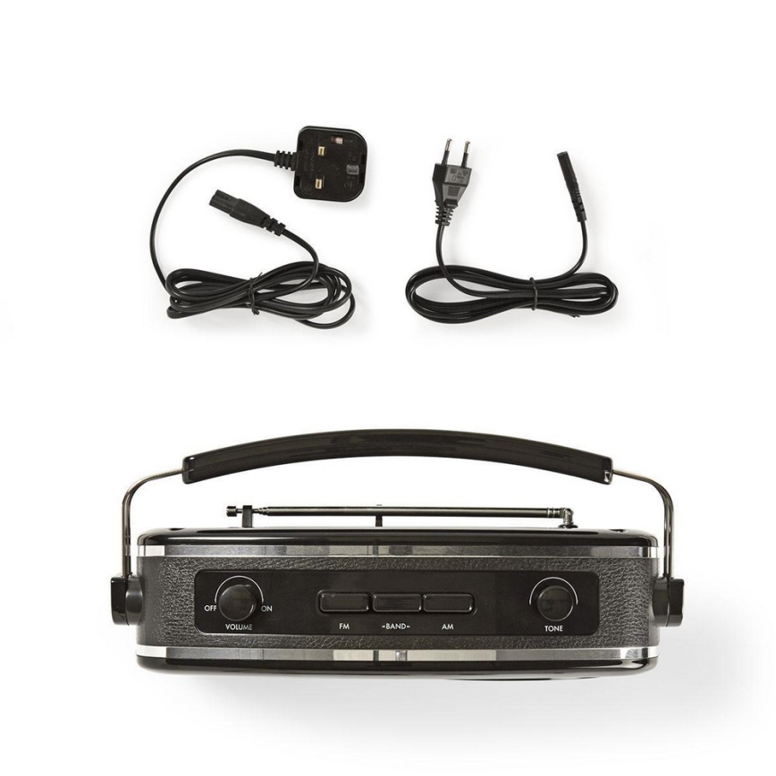FM Radio 4,5W/230V schwarz