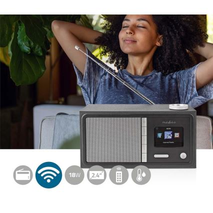 Multifunktions-Internetradio 18W/230V FM Wi-Fi Bluetooth+ FB