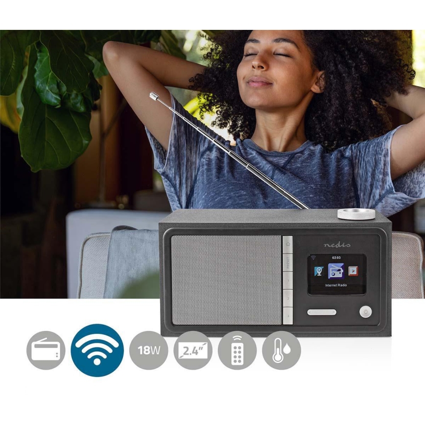 Multifunktions-Internetradio 18W/230V FM Wi-Fi Bluetooth+ FB