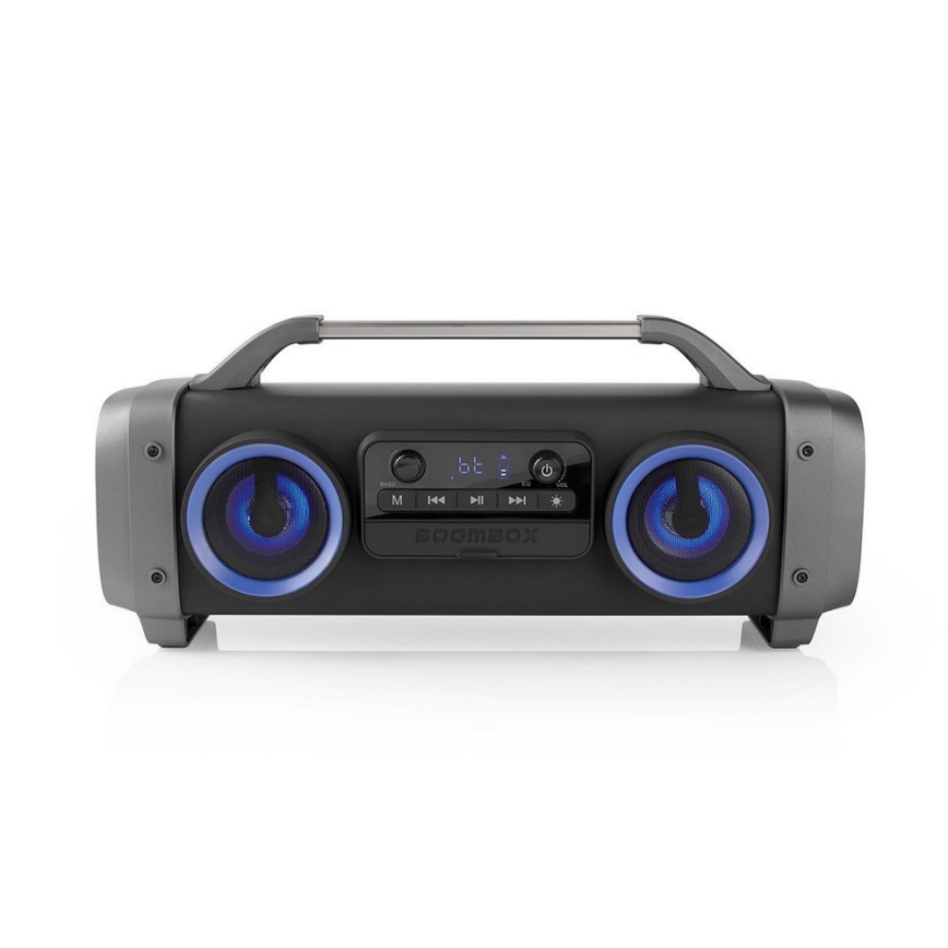 Boombox mit Lichteffekten LED/Bluetooth/FM/USB