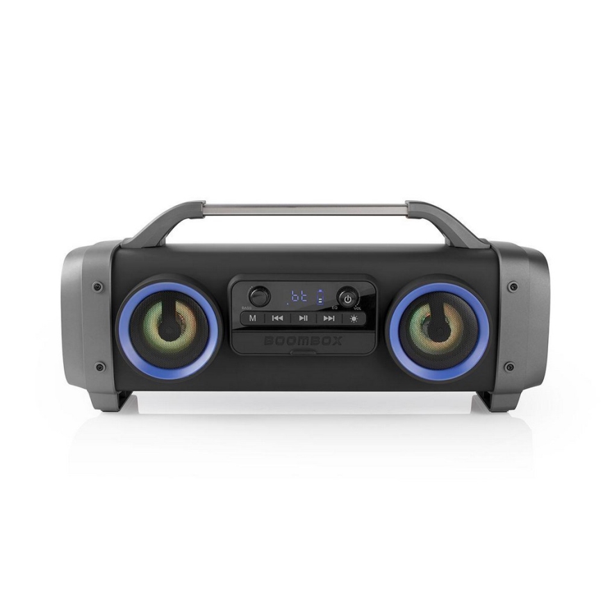 Boombox mit Lichteffekten LED/Bluetooth/FM/USB