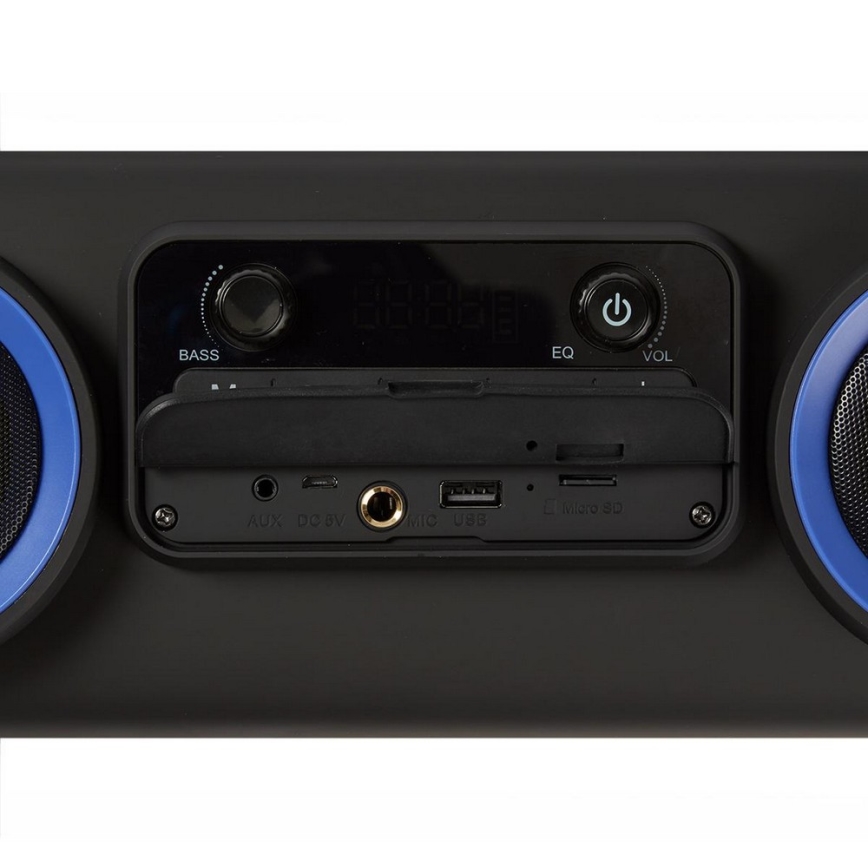 Boombox mit Lichteffekten LED/Bluetooth/FM/USB