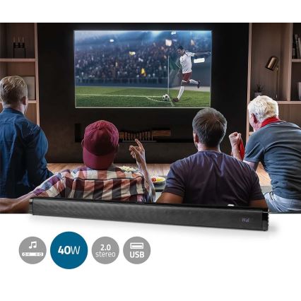 Soundbar 40W/230V + Fernbedienung