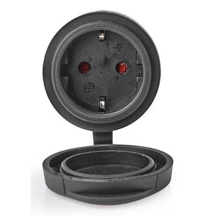 Intelligente Steckdose 3680W/230V/Schuko Typ F/16A Wi-Fi IP44 schwarz