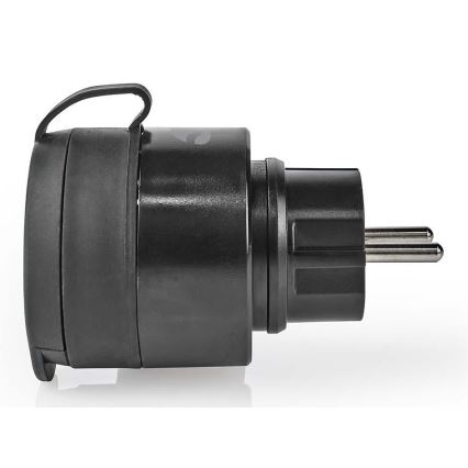 Intelligente Steckdose 3680W/230V/Schuko Typ F/16A Wi-Fi IP44 schwarz