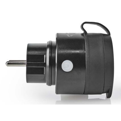 Intelligente Steckdose 3680W/230V/Schuko Typ F/16A Wi-Fi IP44 schwarz
