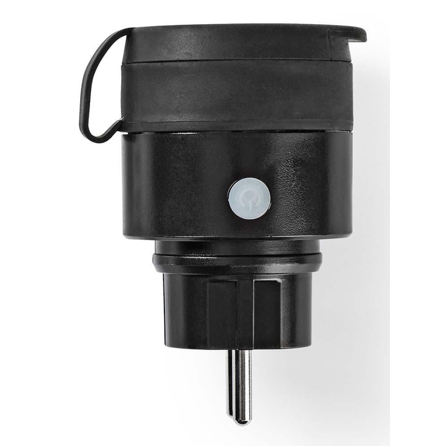 Intelligente Steckdose 3680W/230V/Schuko Typ F/16A Wi-Fi IP44 schwarz