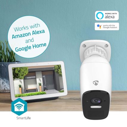 Aufladbare Smart-Kamera mit Sensor für den Outdoor-Bereich SmartLife 4MP Quad HD 1440p 5V/5200mAh Wi-Fi Tuya IP66