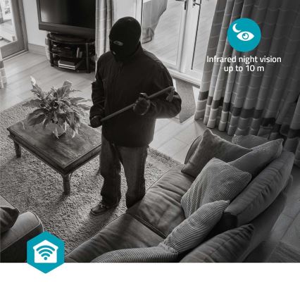 Smartlife 3 MP Smart-Kamera, Full HD 1296p, 5 V, Wi-Fi, Tuya