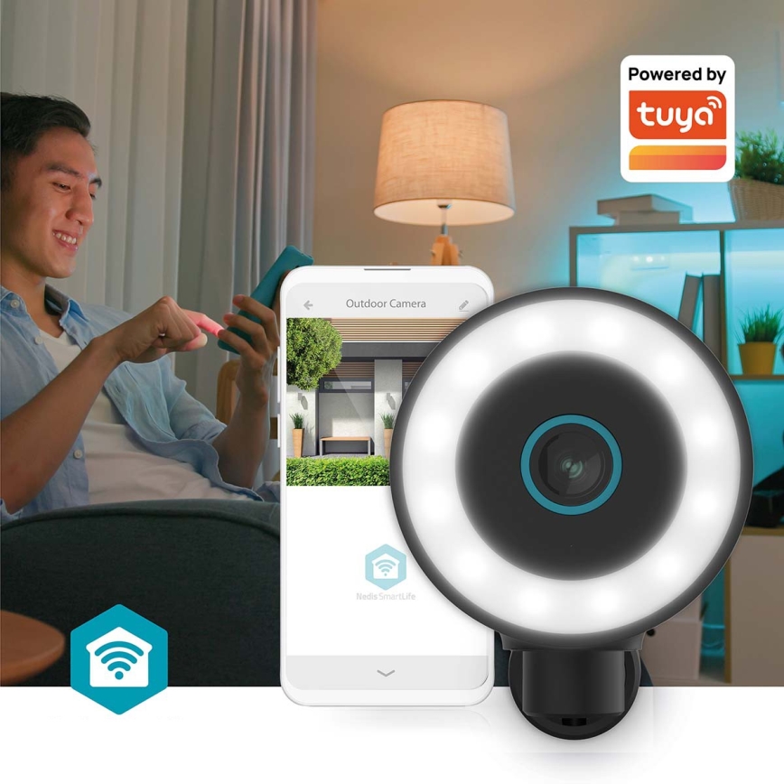 Intelligente Außenkamera SmartLife 5V 4K 8MP 3840x2160p IP65 Wi-Fi Tuya