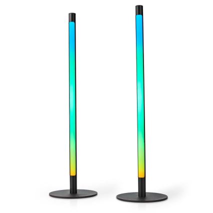 SET 2x LED RGBIC dimmbare Tischlampe SmartLife LED/36W/230V 55 cm 2700-6500K Wi-Fi Tuya + Fernbedienung