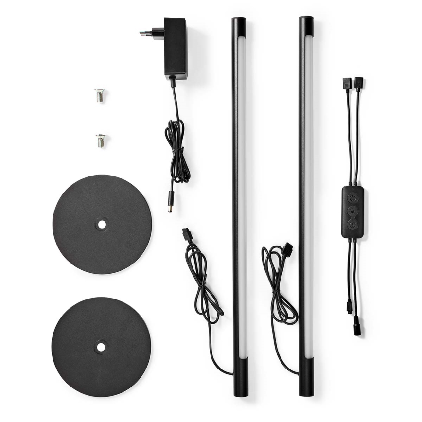 SET 2x LED RGBIC dimmbare Tischlampe SmartLife LED/36W/230V 55 cm 2700-6500K Wi-Fi Tuya + Fernbedienung