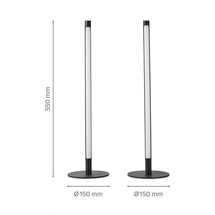 SET 2x LED RGBIC dimmbare Tischlampe SmartLife LED/36W/230V 55 cm 2700-6500K Wi-Fi Tuya + Fernbedienung