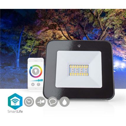 Dimmbarer LED RGBW Reflektor SmartLife LED/20W/230V Wi-Fi IP65 2700-6500K
