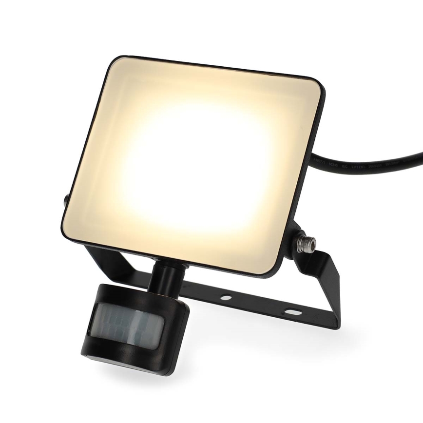 Dimmbarer LED-Strahler mit Bewegungsmelder für Steckdose SmartLife LED/20W/230V 3000-6500K IP44 Wi-Fi