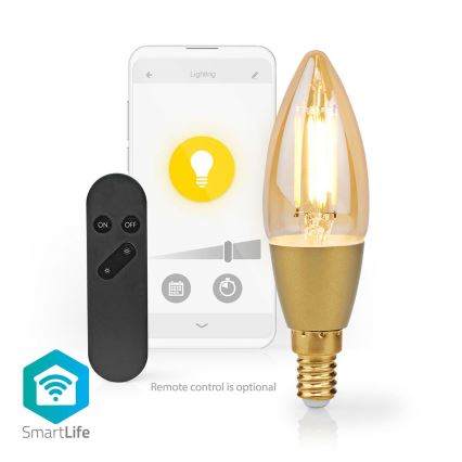 Dimmbare LED-Glühbirne Smartlife E14/4,9W/230V 1800-3000K Wi-Fi Tuya