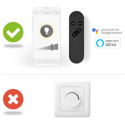 Dimmbares LED-Leuchtmittel ST64 E27/4,9W/230V Wi-Fi 1800-6500K