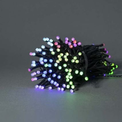 LED-RGB Weihnachtskette 168xLED/8 Funktionen 23m IP44 WLAN Tuya