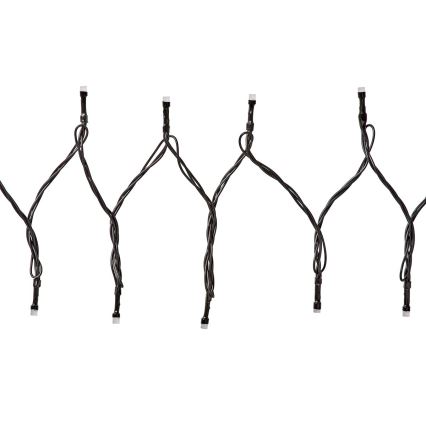 LED RGB-Lichterkette für den Außenbereich, 42× LEDs / 8 Funktionen, 8 m, IP65, Wi‑Fi (Tuya)