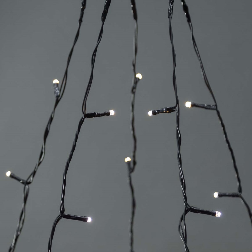 LED Außen-Weihnachts-Lichtervorhang 200xLED/8 Funktionen 5x4m IP65 Wi-Fi Tuya warmweiß bis kaltweiß