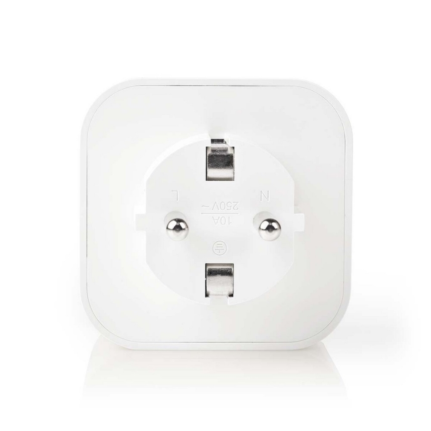 Nedis WIFIP130FWT − Intelligente Steckdose 2500W/230V/Schuko Typ F/10A WLAN